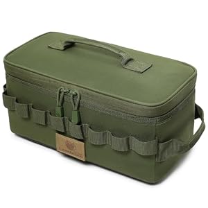 Tactical Camping Storage Bag 9L Tactical Utility Tote Bag Camping Cookware Organizer Trunk Organizer