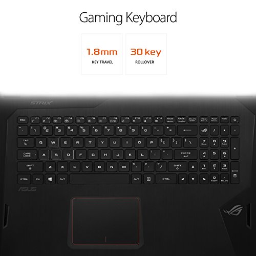 Asus Rog Strix G-Sync 120Hz Vr Ready Thin And Light Gaming Laptop Gtx 1070 8Gb Core I7-7700Hq 16Gb 512Gb Ssd 1Tb Hdd, 17.3" - Gl702Vs-Ds74 #TOP2