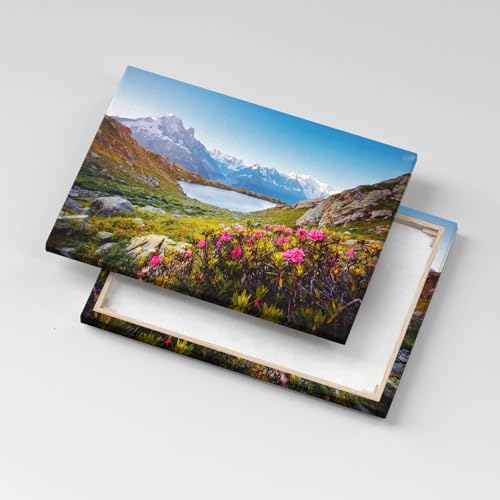 Image sur Toile Glacier du Mont Blanc Chamonix Wallfluent 60x40cm
