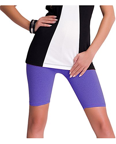 Leggings corti da donna, in cotone Lilla S