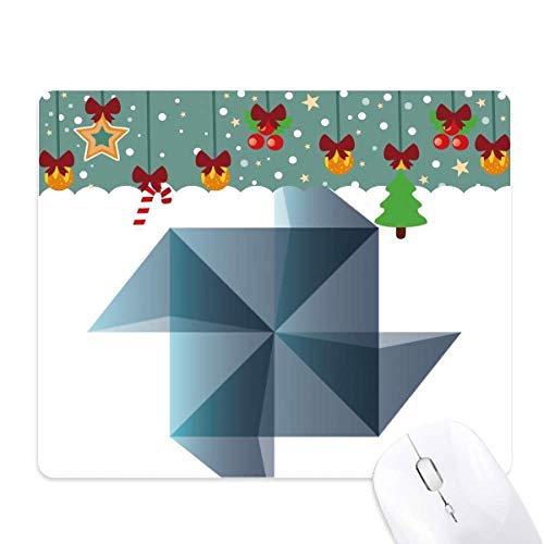 Tapis de souris de bureau abstrait géométrique en caoutchouc durable