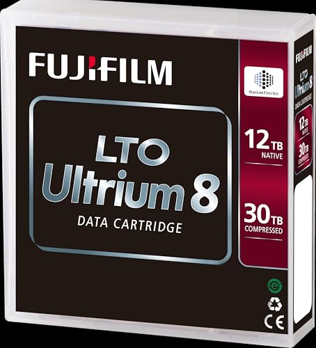 Fujifilm Cartridge Fuji Lto8 Ultrium 12Tb/30Tb Blank Data Tape, W128282994 (12Tb/30Tb Blank Data Tape 12000 GB Lto 1.27 Cm)