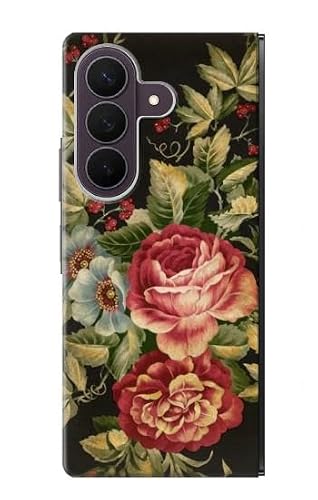 JP3013F8U ���B���e�[�W�o�� Vintage Antique Roses For Samsung Galaxy Z Fold 8 Ultra �p�P�[�X