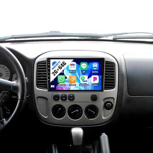 Autoradio Android Bluetooth Ford Escape 2005 écran 2K pour éviter les pannes de GPS