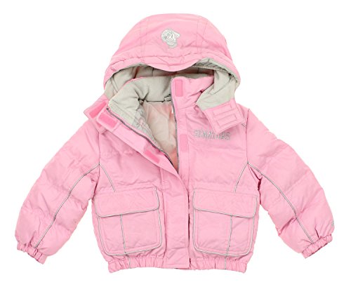 Outerstuff NHL Hockey Girl's Kids & Youth (4-16) Winter Hooded Jacket in Pink4