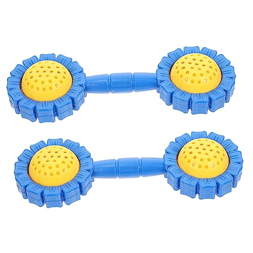 Abaodam 2Pcs Small Creative Dumbbells for Sunflower Design Fun Gymnastics Props for and Performance Entertaining Exercise