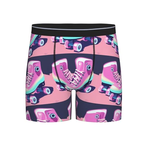 HUIopq Calzoncillos tipo bóxer para hombre, elásticos, suaves, transpirables, para uso diario, Negro, XXL