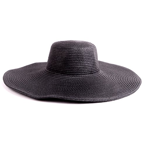 boxed-gifts Women's Floppy Summer Hat Wide Brim Solid Color Beach Hats for Women