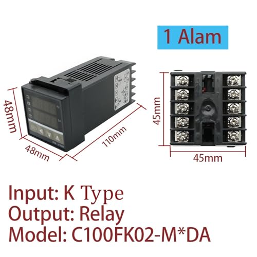 REX-C100 controlador PID para regular temperatura en hornos industriales e incubadoras 2