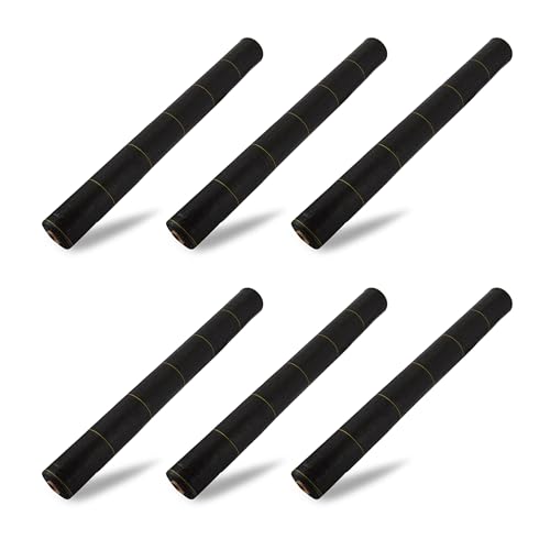 DeWitt 6-Pack Sunbelt Weed Barrier Fabric 3.2 oz, 6 x 300 Feet – Heavy-Duty Ground Cover Mat for Greenhouse Floors, Garden Rows, Raised Beds, Yard Gardening, and Outdoor Landscape Protection