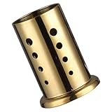 SUPVOX Organizador de Cubiertos Acero Inoxidable 304 Dorado 10 Cm Base Perforada para Cocina, Soporte Multifuncional Porta Tenedores y Palillos, Escurridor Práctico para Almacenamiento