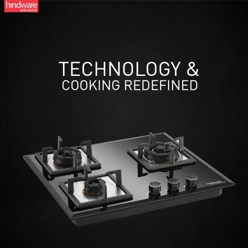 Hindware Smart Appliances KA Hob Aster | 4D Flame Technology | Auto Ignition | Metallic Knobs | Matte Finish Drip Tray | Cast Iron Pan Support |... - Image 4