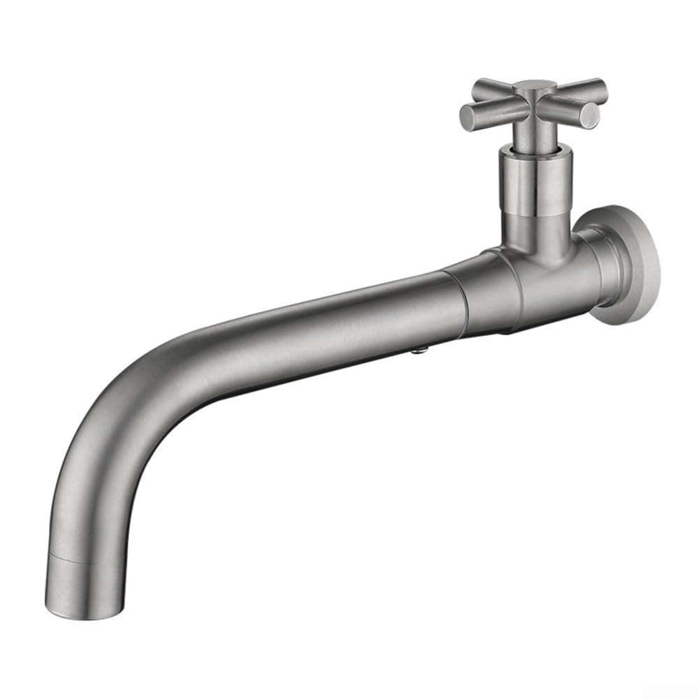 SOHNVWTGD Kitchen Sink Faucet Wall Mount Basin Faucet Outdoor Garden Spout Mop Pool Tap