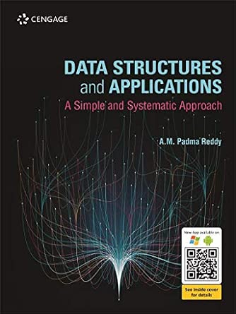 Am Padma Reddy Data Structure Using Python Data Structures and Applications: A Simple and Systematic Approach : A ...
