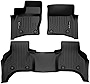 SMARTLINER All Weather Custom Fit 2 Row Floor Mat Liner Set Compatible with 2020-2022 Range Rover Defender 110