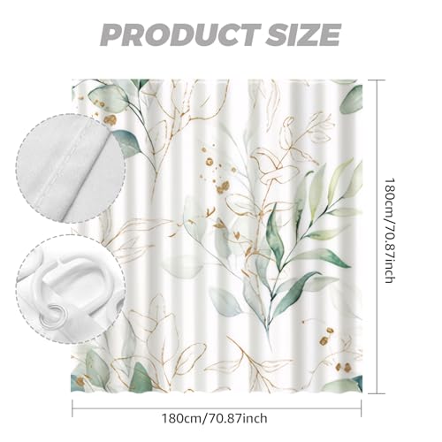 Rideau de douche en polyester 180x180 doublure de bain lavable avec œillets - 3