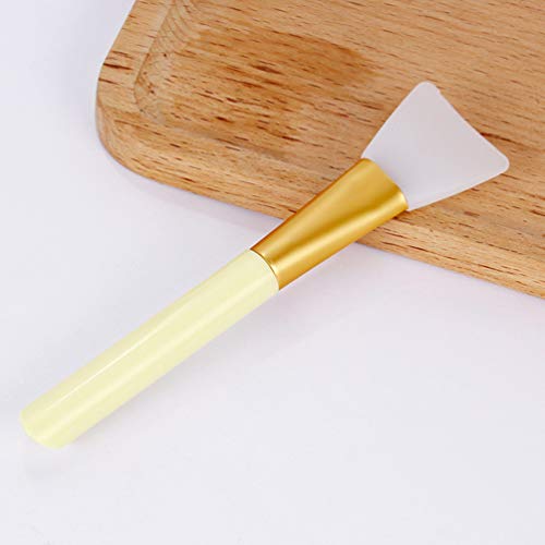 4 pincéis de silicone para maquiagem Healifty com alça para viagem para casa