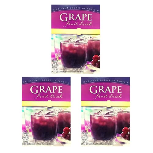 HealthyWise - High Protein Diet Fruit Drink Grape 3 Pack