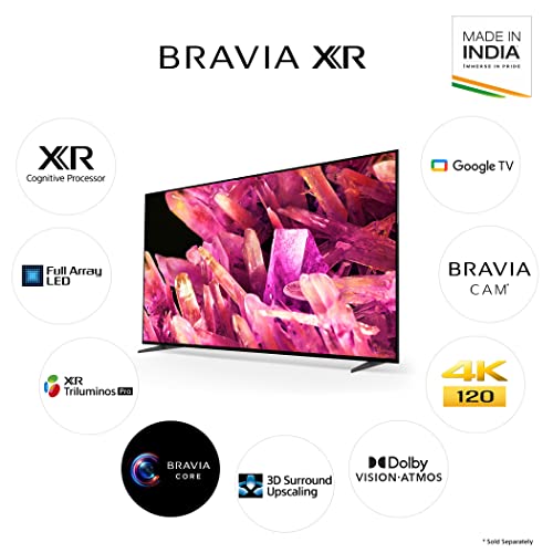 Sony Bravia 189 cm (75 inches) XR Series 4K Ultra HD Smart Full Array LED Google TV XR-75X90K (Black) - Image 4