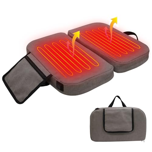 Coussin de stade chauffé Gcroet pliable pour éviter le froid des bancs de stade
