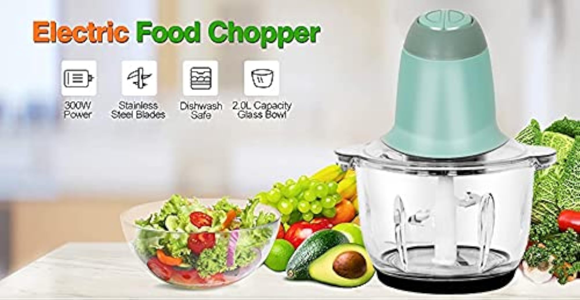 Electric Meat Grinder with Bowl, 400W Heavy Duty