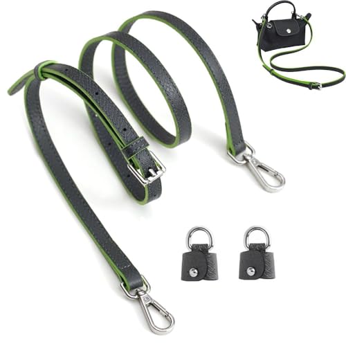 Image of Chispee Leather Bag Shoulder Strap, Purse Straps Replacement Crossbody Adjustable Conversion Kit for Longchamp Mini Bag