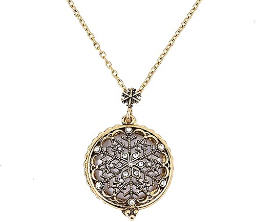 Pendentif collier de loupe FANDIAO pour menu de restaurant broderie fine et mots croisés