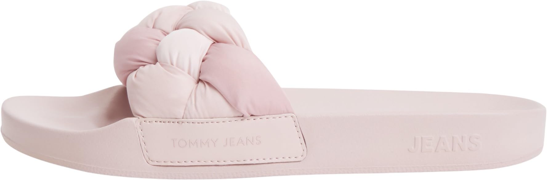 Tommy Jeans Women Tjw Braided Slides EN0EN02975 Slides, PINK, 6.5