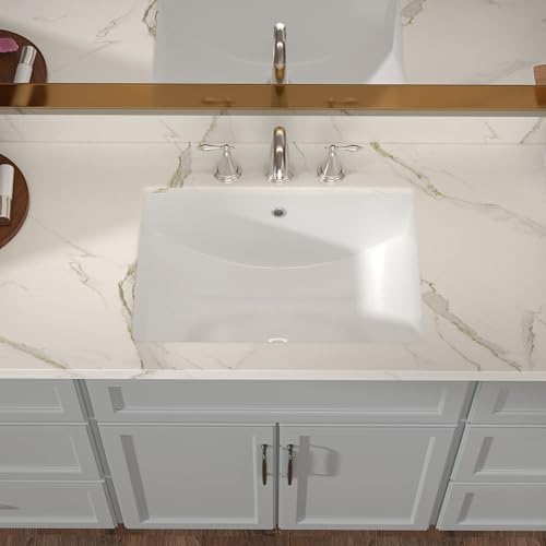 Lordear Undermount Bathroom Sink 21"x15" (Installation Size:19.3"x13") by Lordear - Used condition - Image 2