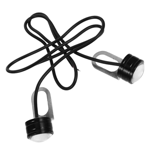 SOLUSTRE Motorcycle Handlebar Mirror Light 2 Pack Bright Weatherproof for Riding Safety