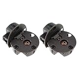 SQXBK 2PCS Adjustable Flip top Concealed Hinge Red Antique Brass Color for Furniture Cabinet Folding Bracket Nickel Plated Furniture Fitting...