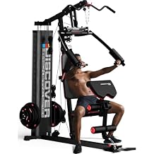 HARISON Home Gym - Full Body Workout Equipment, Exercise Equipment, Fitness Equipment, Multifunctional Home Gym Equipment for Home with Pulley System, Weight Bench, Leg Extension, Rowing Machine