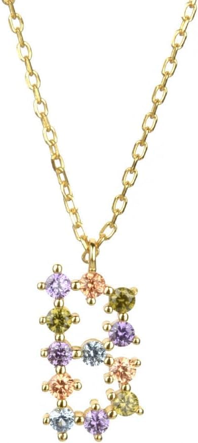 Collier lettre B en argent S925, le cadeau idéal pour femme