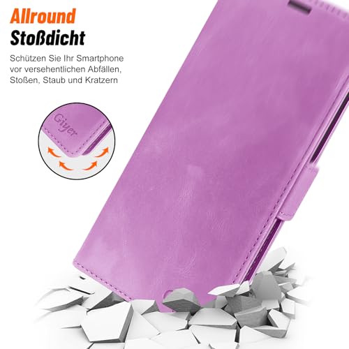 Étui en cuir synthétique violet d'exception pour iPhone 17 Pro Max - 2