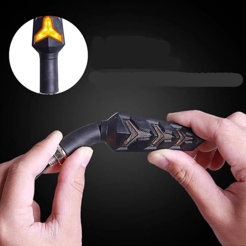 Clignotant pour moto feux coulants LED 12V universels pour carénage MT03 MT15 MT25 YZF