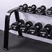 Titan Fitness 2 Tier Saddle-Style Dumbbell Weight Rack, Store 20 Round or Hex Head Dumbbells, Weight Storage System, Free Weight Organizer Stand for Home and Garage Gyms