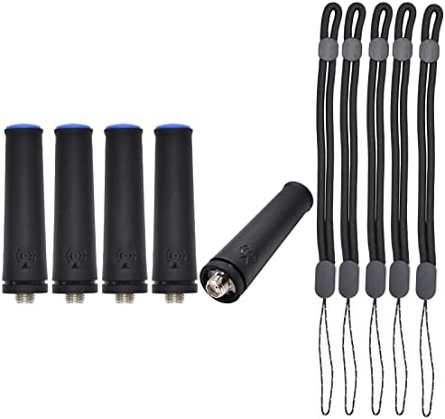 MISOMTO Two Way Radio Antenna UHF 400-470MHz Replacement SMA Female Short Antenna for BaoFeng Walkie Talkie BF-888S H-777 RT21 Arcshell AR-5 Kenwood FRS Radio