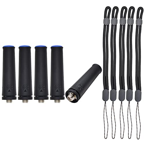 Misomto Two Way Radio Antenna Uhf 400-470Mhz Replacement Sma Female Short Antenna For Baofeng Walkie Talkie Bf-888S H-777 Rt21 Arcshell Ar-5 Kenwood Frs Radio #TOP2