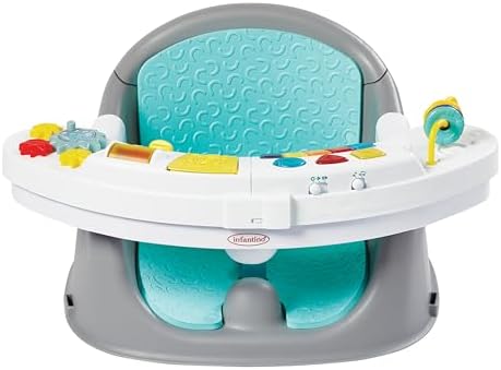 Infantino Music & Lights 3-in-1 Discovery Seat & Booster, Teal