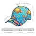 Turtle and Fish Baseball Cap Adjustable Size for Running Workouts and Outdoor Activities All Seasons