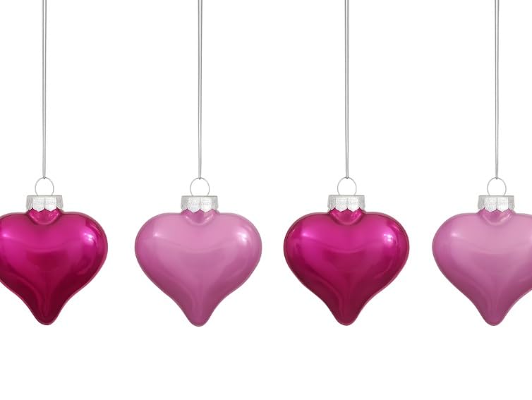 Lot de 64 boules de Noël rose vieilli rose mat brillant en poudre rose rose rose brillant boules de Noël boules en verre ot308 Décoration d'arbre de Noël Boules en verre Sapin de Noël