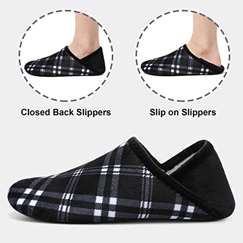 Image of Fires Womens Mens Slippers with Rubber Sole Soft-Lightweight House Slipper Socks Around House Shoes Non Slip Indoor /Outdoor