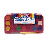 Melissa & Doug Deluxe Watercolor Paint Set With 21 Paints and Paintbrush