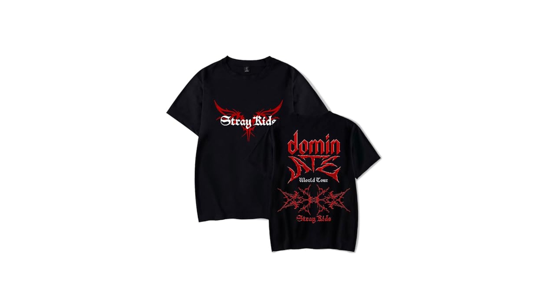 ZJHXQEVC Stray Kids Merch Dominate World Tour 2025 T-Shirt