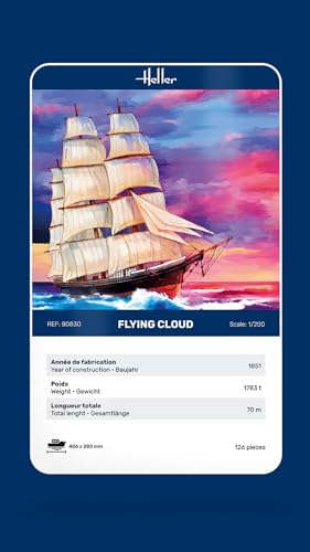 Bateau Flying Cloud Heller 80830 maquette à assembler pour s'évader le week-end - 7