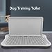 Hundetrainings Toilette Wand, Individuelles Design Hunde Trainingstablett, Netz Design, Leicht zu Reinigen, Hundetoilette, Kaubeständig, Tragbares Welpen Töpfchen (Black)