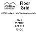 MidWest Homes for Pets Floor Grid for Dog Crate; Elevated Floor Grid; Fits Models 1324TD, 1524, 1524DD, 424, 424DD, 1924, 1924DD, 1624 Curved Slide Bolt Latch, 1624DD Curved Slide Bolt Latch