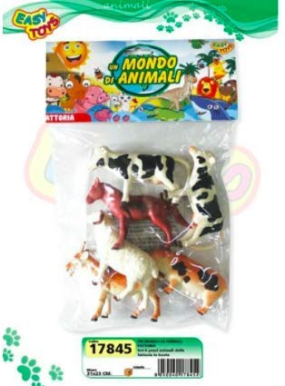 Easytoys Enveloppe 6 pièces animaux de la ferme Jeu