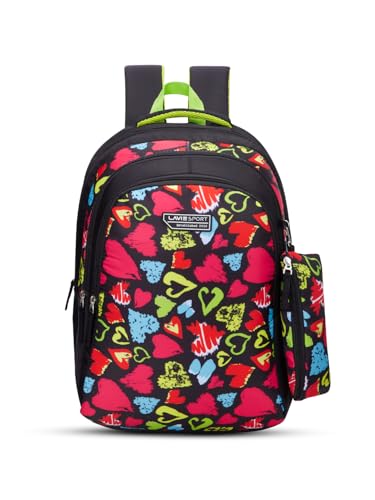 Image of Lavie Sport passion Laptop Backpack | 37 Liters | Fits Upto 16 Inch | Laptop Compatiable | Rain Cover | Gift for Boys & Girls
