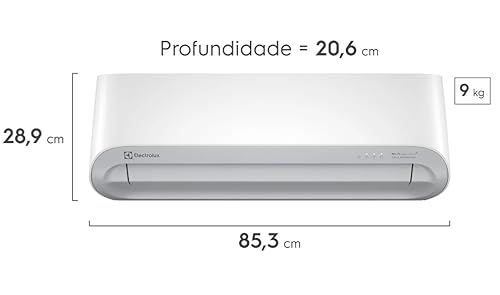 Ar-Condicionado Electrolux Split 12.000 BTUs Color Adapt Quente/Frio com Wi-fi (YI12R/YE12R) 220V